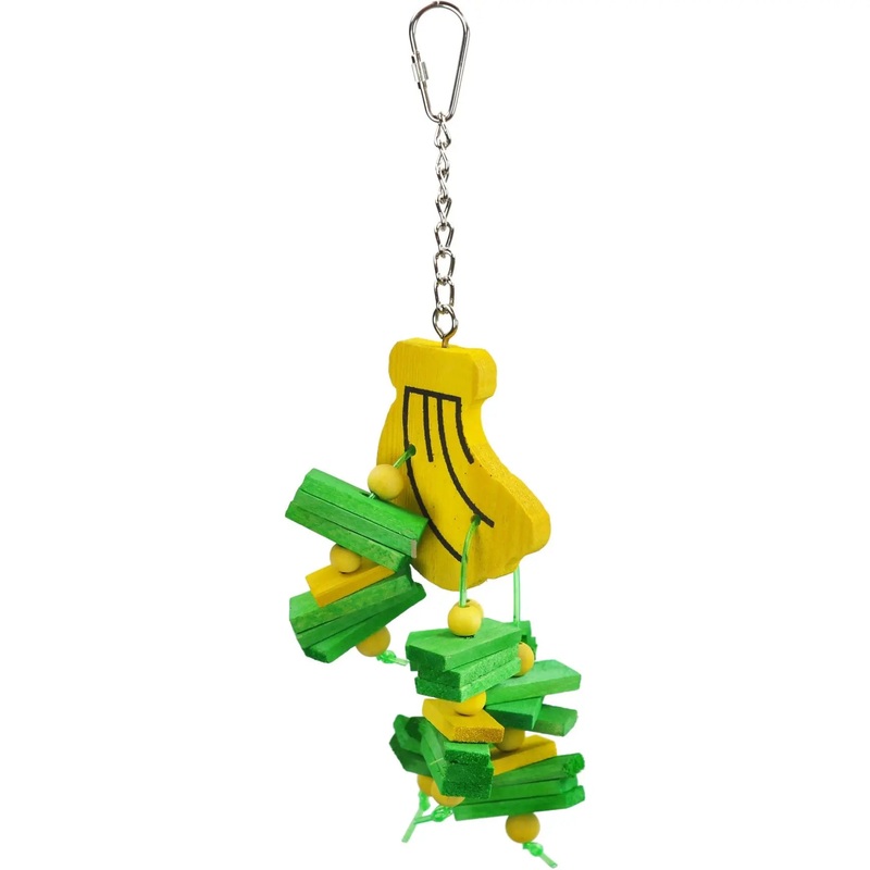 A & E Cages Banana Bird Toy