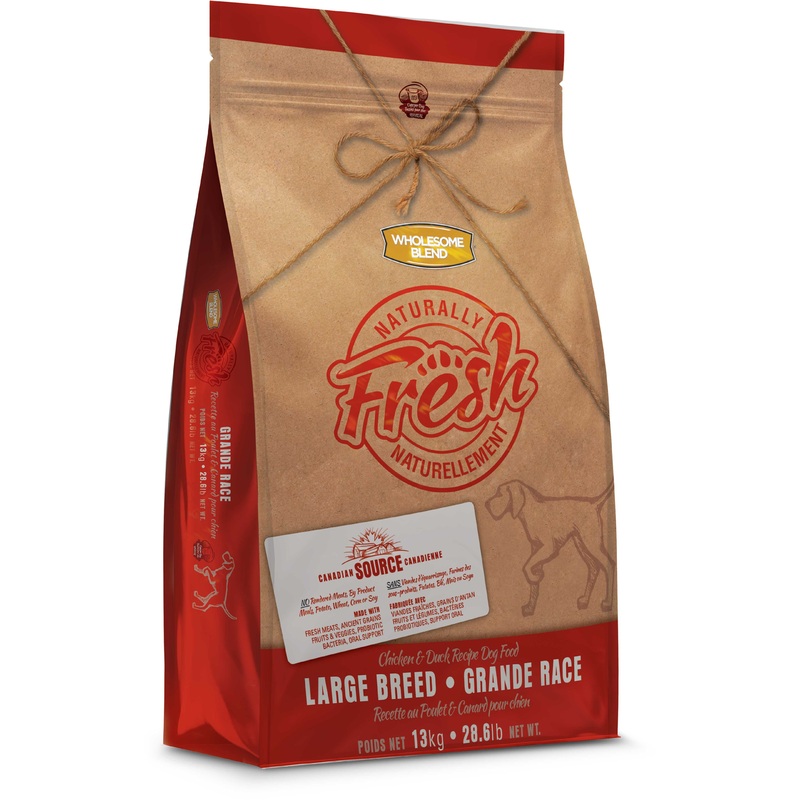 Wholesome Blend Naturally Fresh Large Breed Chicken & Duck Dry Dog Food 28.6lb