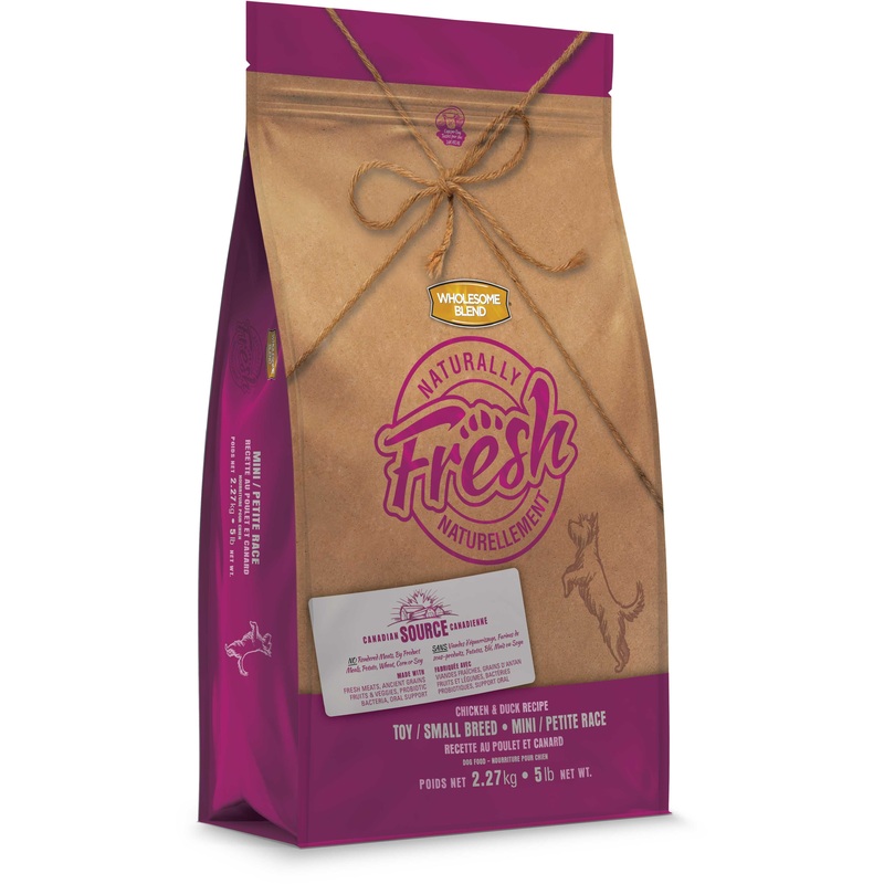 Wholesome Blend Naturally Fresh Toy / Small Breed Chicken & Duck Dry Dog Food 5lb