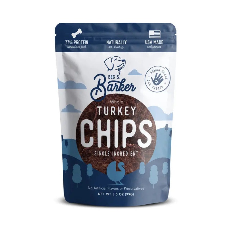 Beg & Barker Whole Turkey Chips Dog Treats