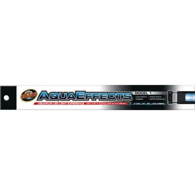 Zoo Med AquaEffects Model 1 LED Aquarium Light Fixture Black