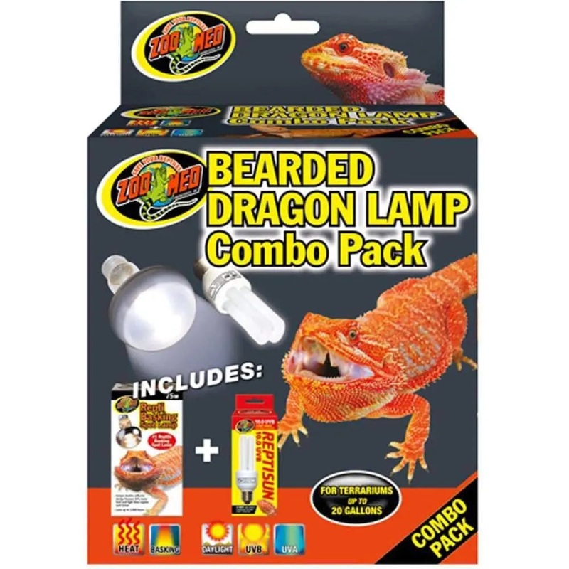 Zoo Med Bearded Dragon Lamp Combo Pack