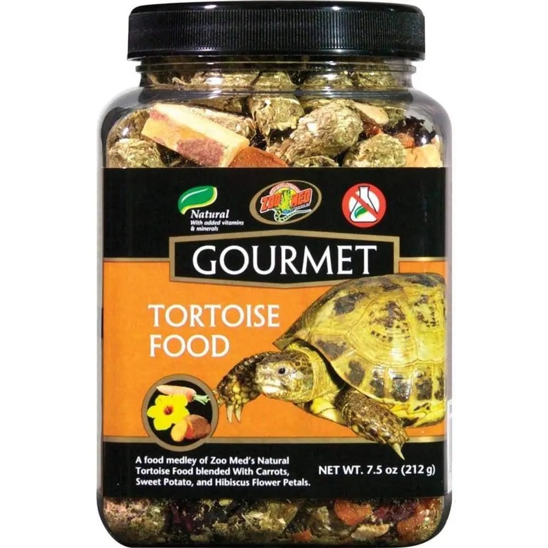 Zoo Med Gourmet Tortoise Food|7.5 oz|13.5 oz