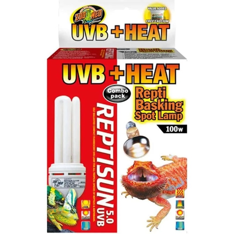 Zoo Med Heat + UVB Combo Pack