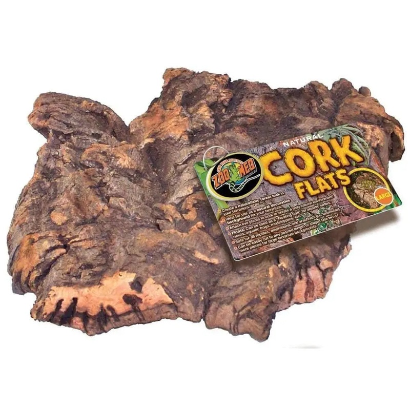 Zoo Med Natural Cork Flats|Medium – (0.80 lb)|Large – (1.12 lb)|X-Large – (1.95 lb)|Jumbo – (4.3 lbs)