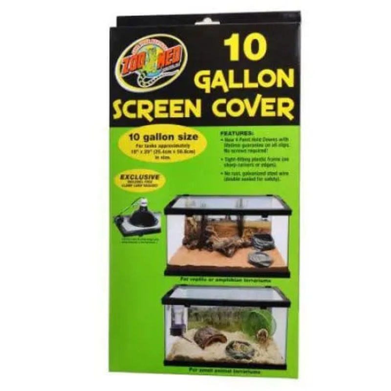 Zoo Med 10 Gallon Tank Screen Cover 20 x 10