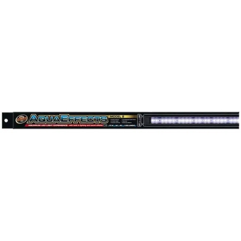 Zoo Med AquaEffects Model 2 LED Light Fixture Black