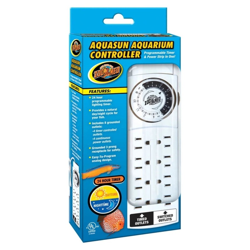 Zoo Med AquaSun Aquarium Controller Timer and Power Strip