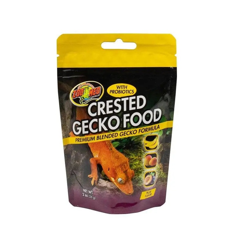 Zoo Med Crested Gecko Premium Blended Gecko Food Plum Flavor