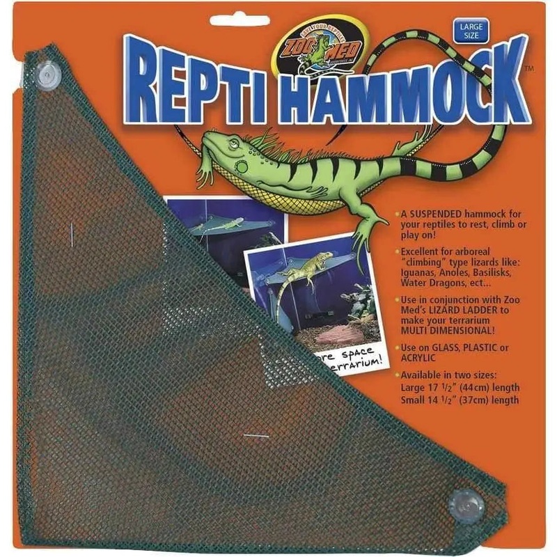 Zoo Med Repti Hammock|Small – (14.5″ Long x 10″ Wide)|Large – (17.5″ Long x 12″ Wide)|Giant – (27″ Long)