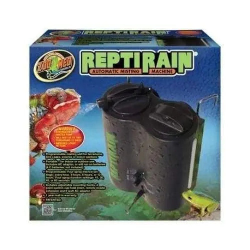 Zoo Med Repti Rain Automatic Misting Machine Black