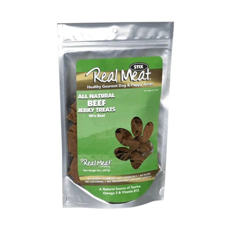 Real Meat Beef Jerky Stix Dog Treat 8 Oz