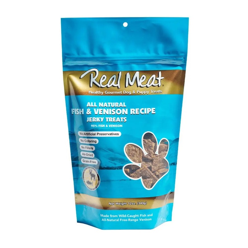 Real Meat Fish & Venison Jerky Dog Treats