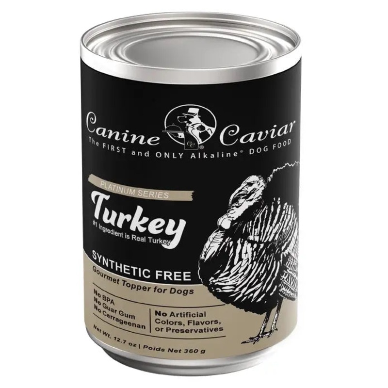 Canine Caviar Synthetic Free Turkey Wet Dog Food  12 / 12.7 oz