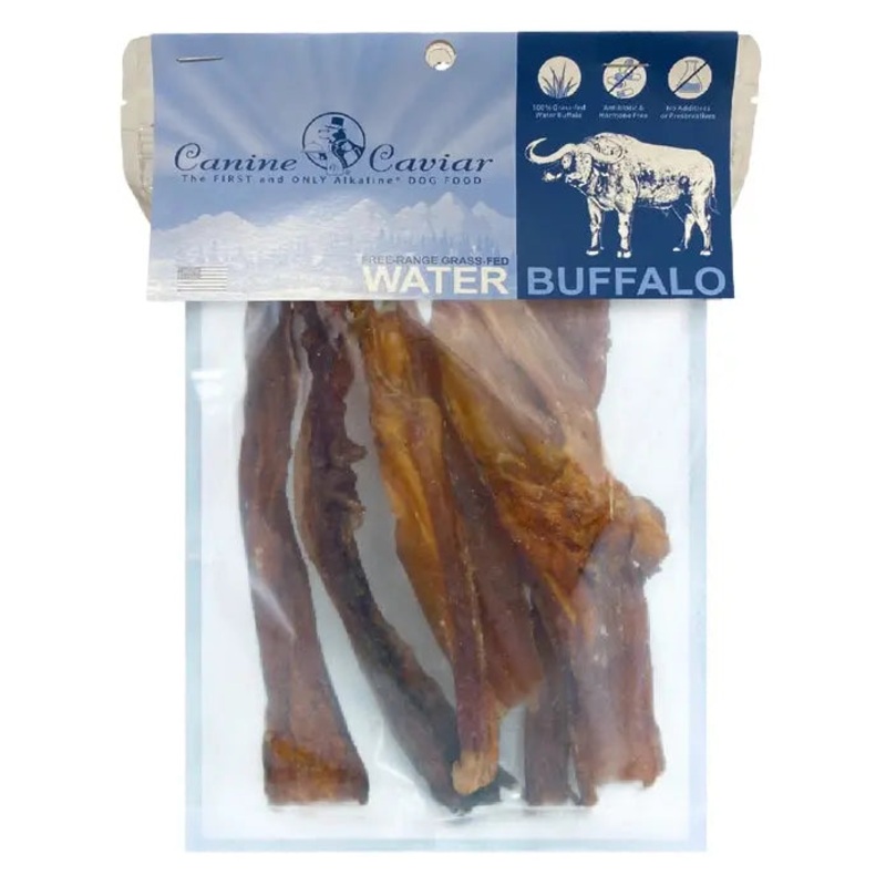 Canine Caviar Water Buffalo Tendons Dog Treats 5pk, 6