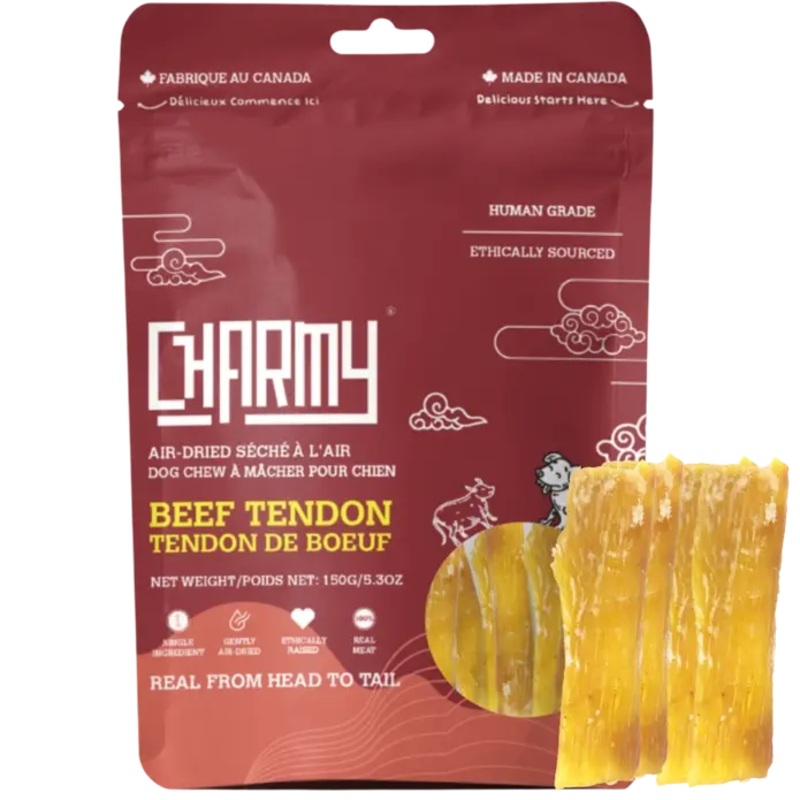 Charmy Pet Beef Tendon Dog Treats 5.6 oz