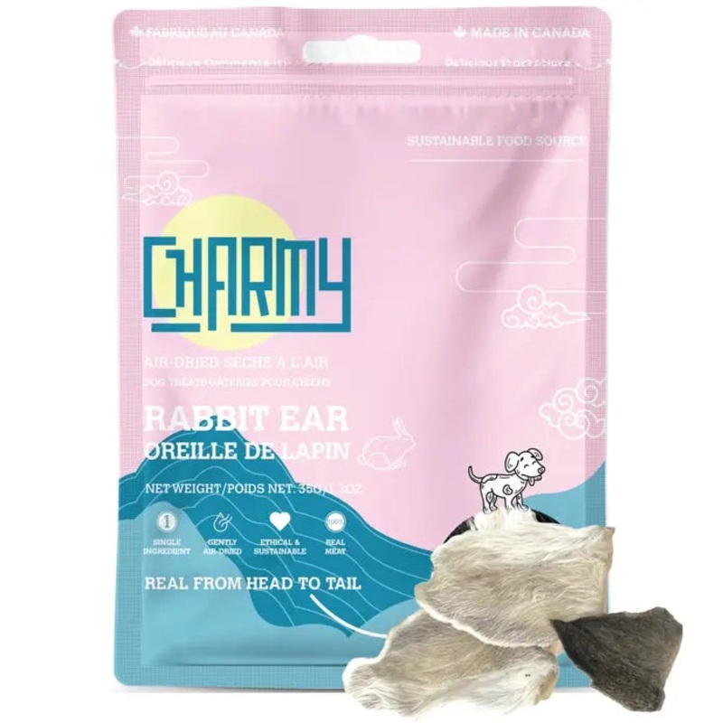 Charmy Pet Rabbit Ear Dog Treats 1.5 oz