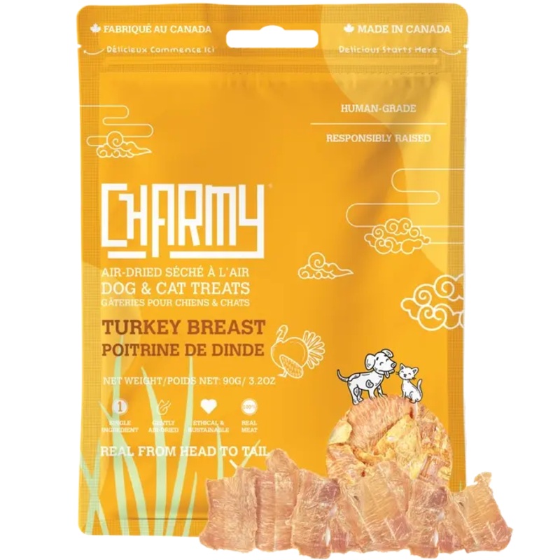 Charmy Pet Turkey Breast Dog Treats 3.5 oz