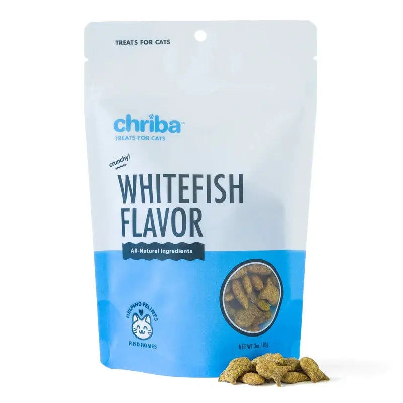 Chriba Whitefish Crunchy Cat Treats 3oz