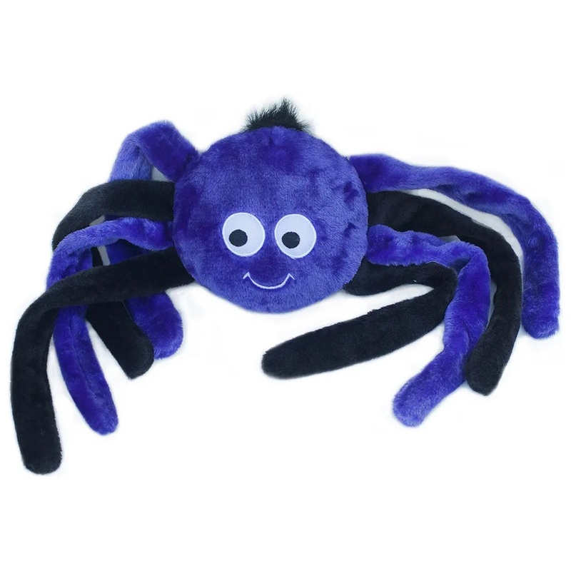 ZippyPaws Grunterz Spider Dog Toys