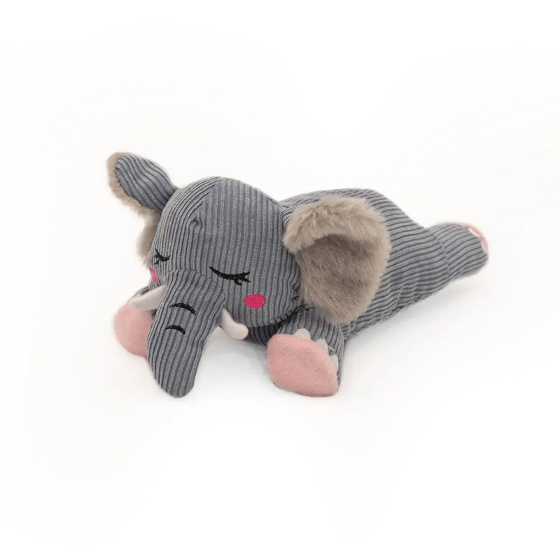 ZippyPaws Snooziez with Shhhqueaker Dog Toys