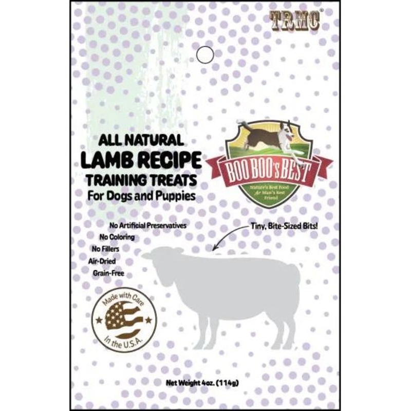 Boo Boo’s Best Lamb Trainers Dog Treats 4oz