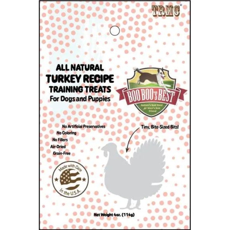 Boo Boo’s Best Turkey Trainers Dog Treats 4oz