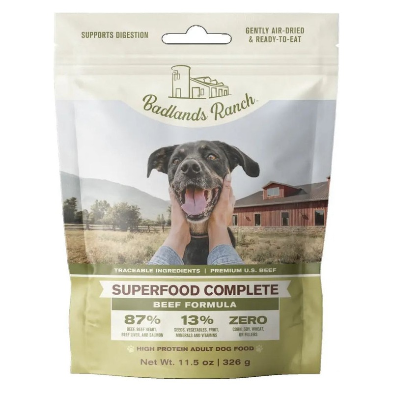 Badlands Ranch Superfood Complete Grain-Free Beef Air-Dried Dog Food