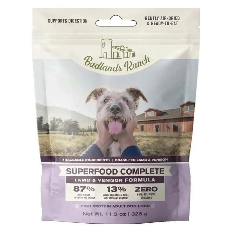 Badlands Ranch Superfood Complete Grain-Free Lamb & Venison Air-Dried Dog Food