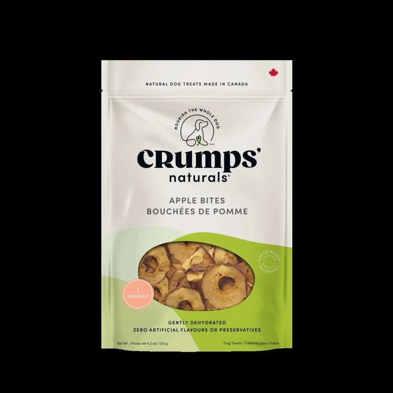Crumps’ Naturals Apple Bites Grain-Free Dog Treats 4.2oz