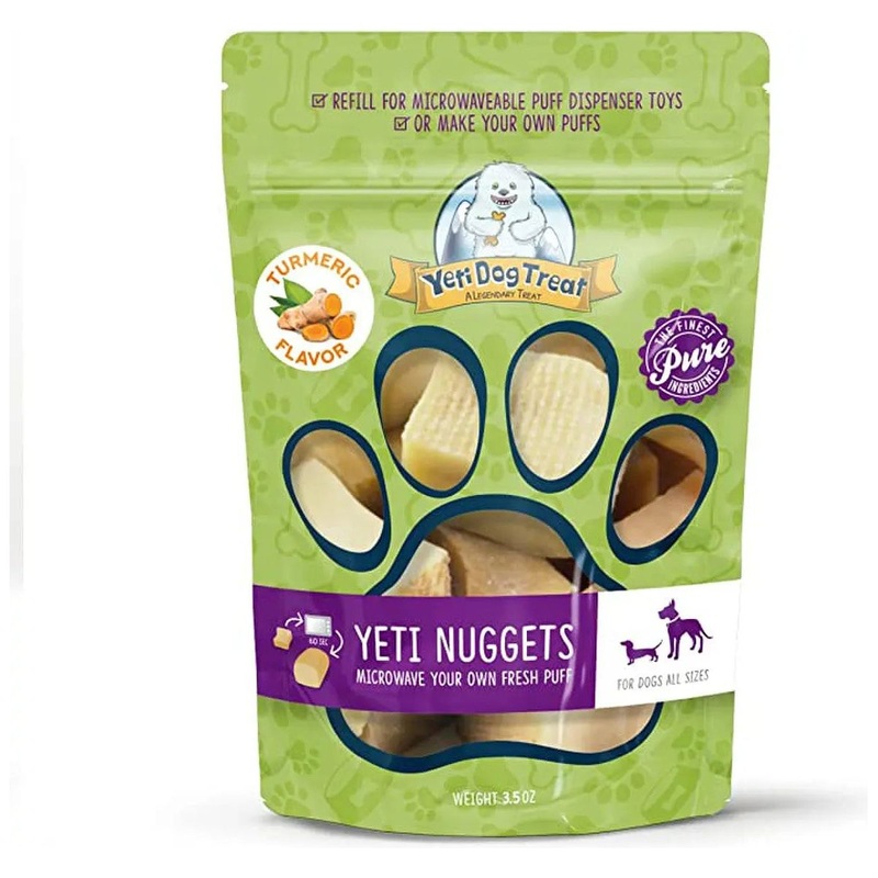 Yeti Dog Chew Natural Himalayan Yak Cheese Dog Nuggets Treats  6 pieces 3.5oz