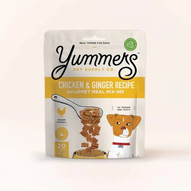 Yummers Chicken & Ginger Recipe Gourmet Meal Mix in for Dogs Food Topper, 5 oz.