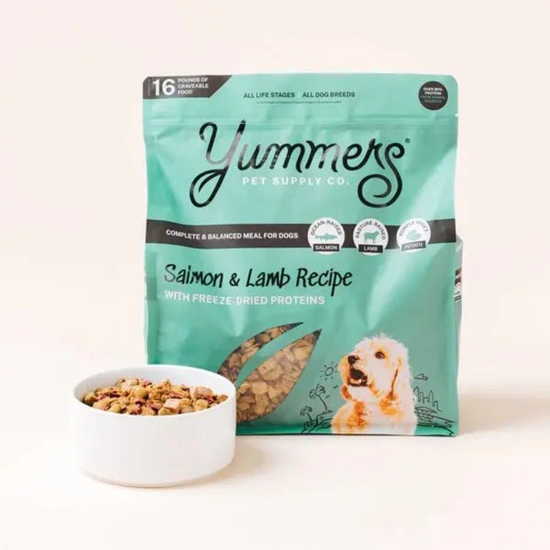 Yummers Salmon & Lamb Recipe with Freeze Dried Proteins Dog Food