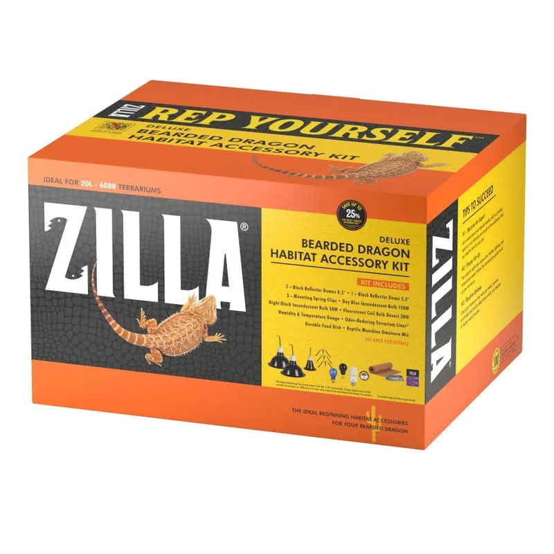 Zilla Bearded Dragon Habitat Accessory Kit
