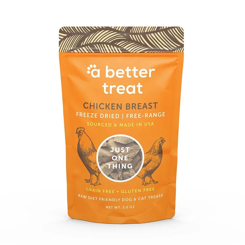 A Better Treat Just One Thing Freeze Dried Dog & Cat Treats 3 oz