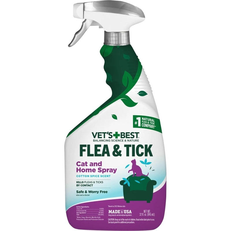 Vet’s Best Flea & Tick Cotton Spice Scent Cat and Home Spray