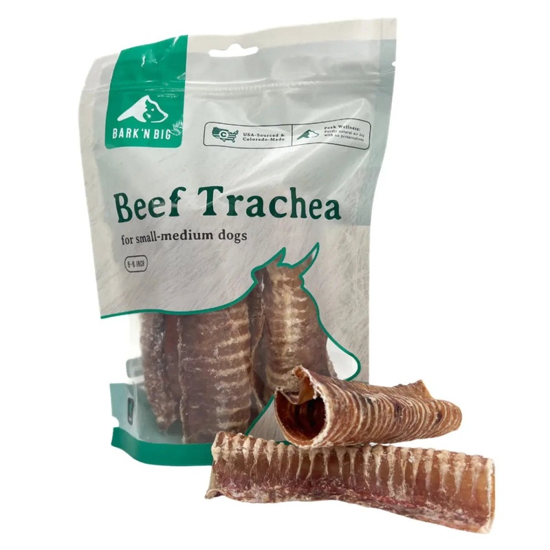 BarkNBig Beef Trachea Dog Treats 5-6 4ct