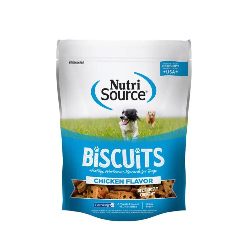 NutriSource Grain Free Biscuits Dog Treats 14 oz