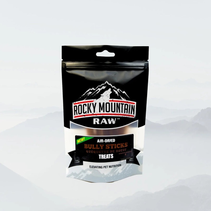 Rocky Mountain Raw Air Dried Bully Sticks Dog Treats 6 Count