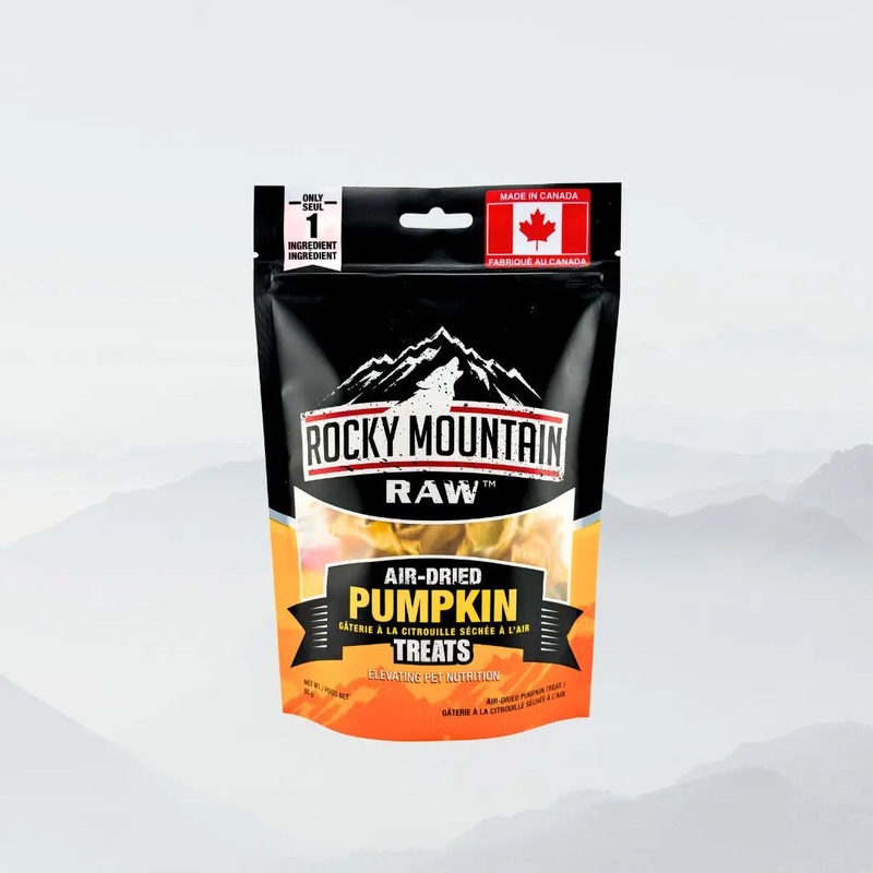 Rocky Mountain Raw Vegan Air-Dried Pumpkin Pet Treats 1.94 oz
