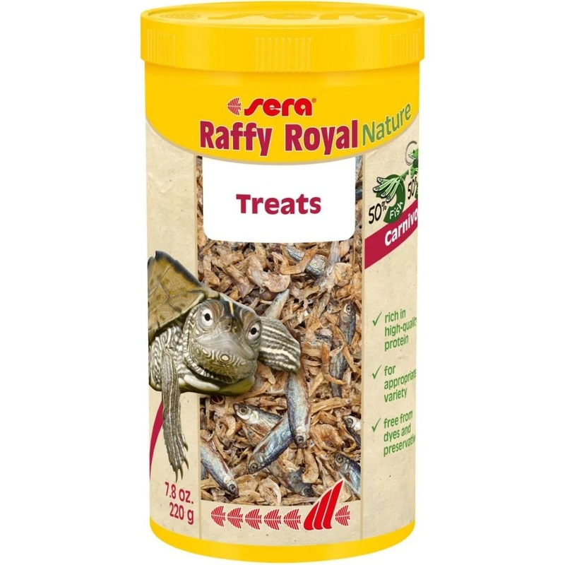 sera Raffy Royal Nature Reptile Treats 7.8 Oz.