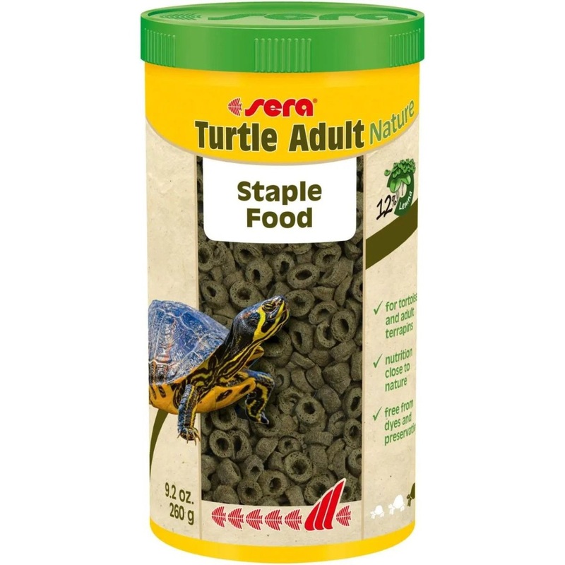 sera Turtle Adult Nature Reptile Food 9.2 Oz.