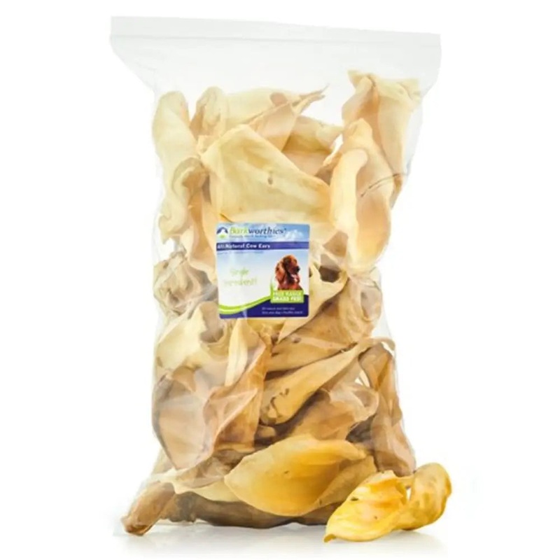 Barkworthies Cow Ears Dog Chew 50ct