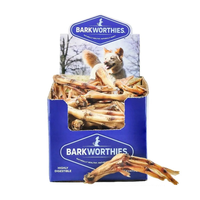 Barkworthies Duck Feet Dog Treats Case 50