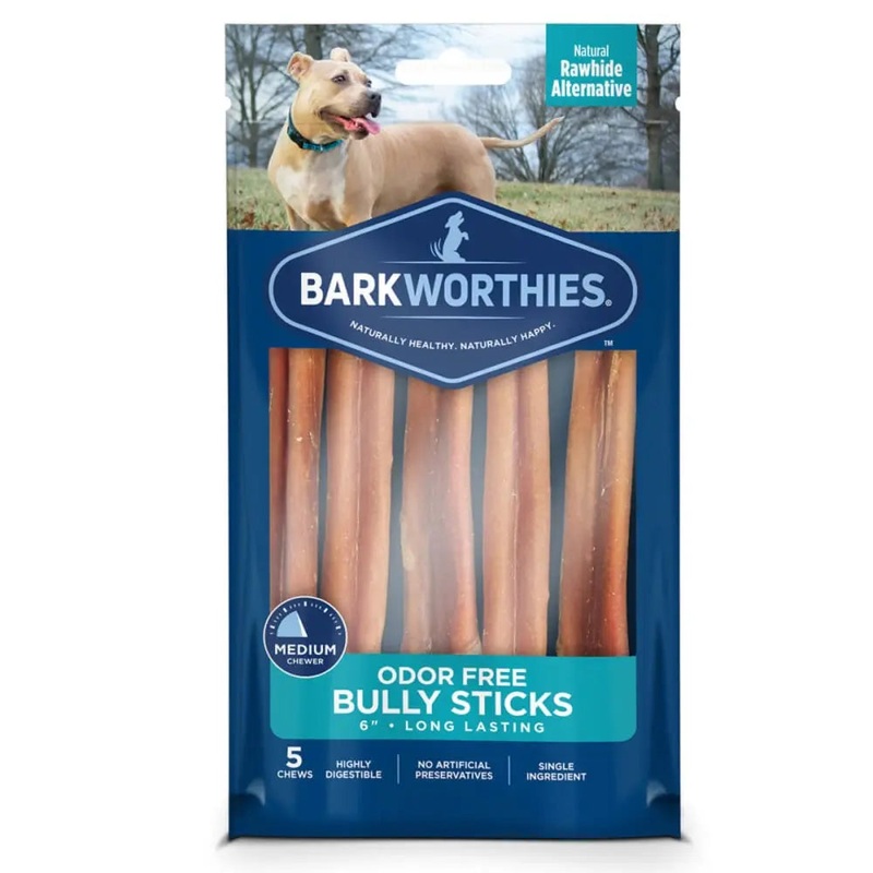 Barkworthies – Odor Free Bully Stick – 4 4oz