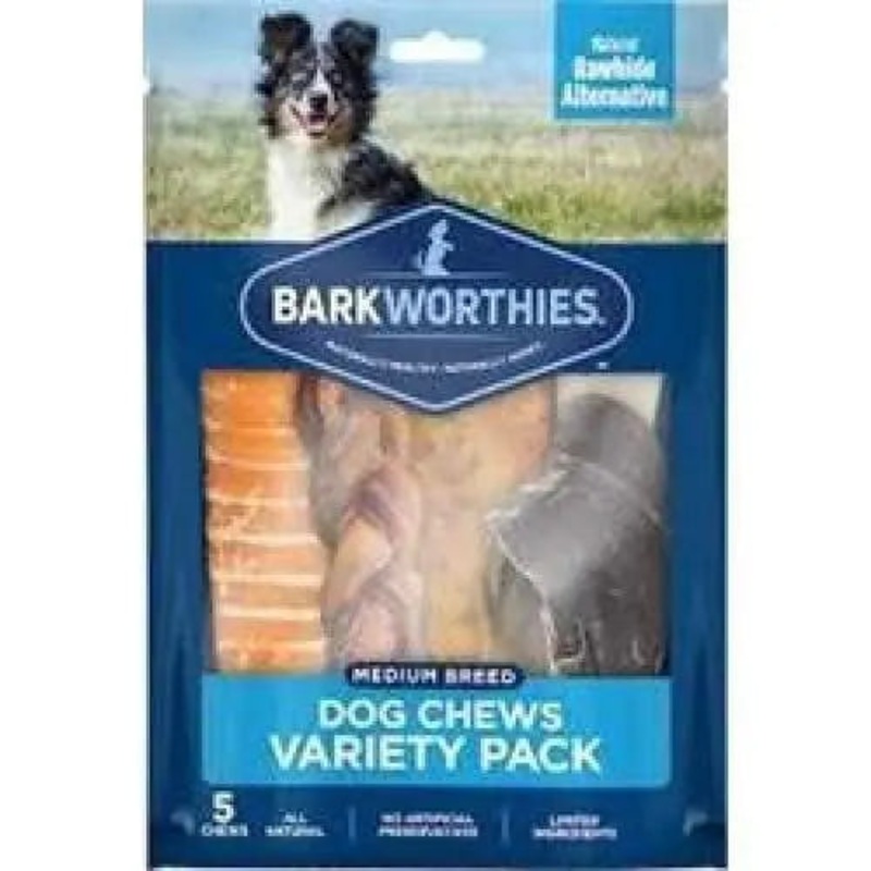Barkworthies Variety Pack Dog Chews