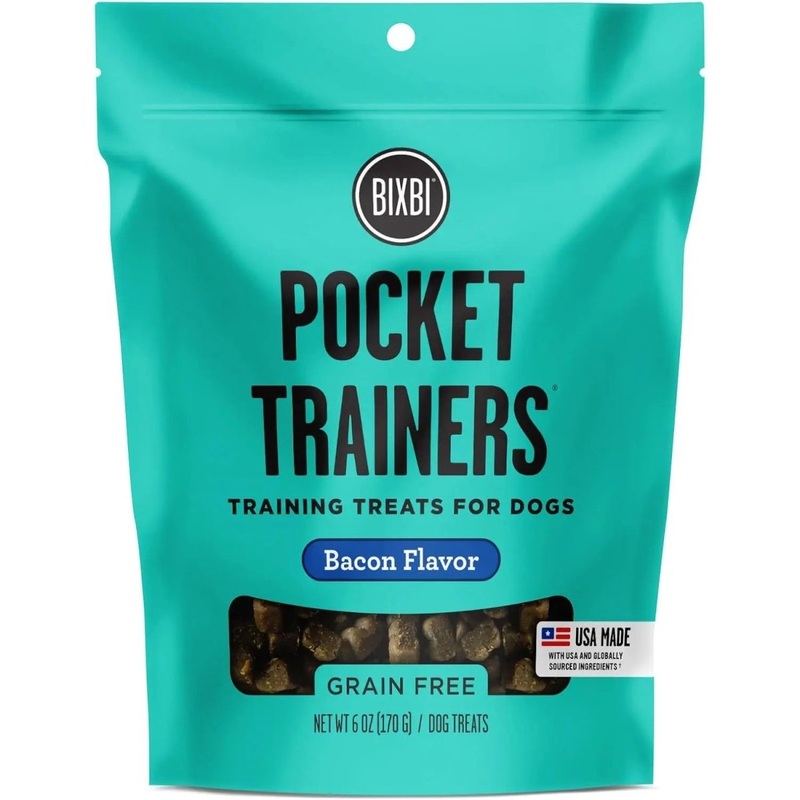 BIXBI Pocket Trainers Grain-Free Dog Treats 6oz.