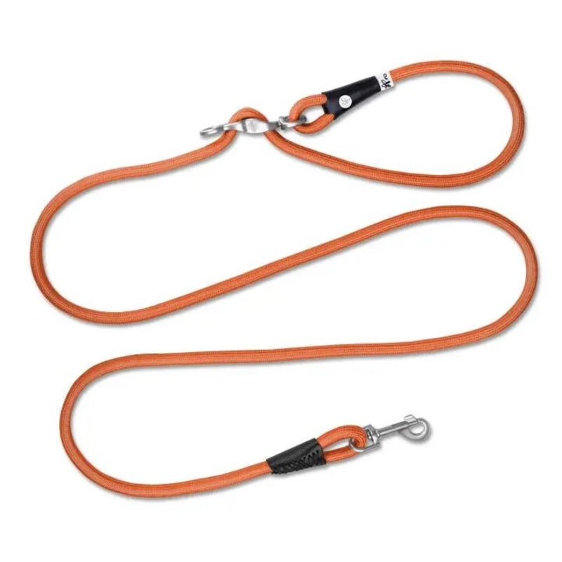 Curli Vario Comfort Dog Leash|Small|Large|Black|Sun Orange|Red|Ruby|Fuchsia|Blue|Sky Blue|Lime|Moss|Brown|Light Tan|Dark Gray