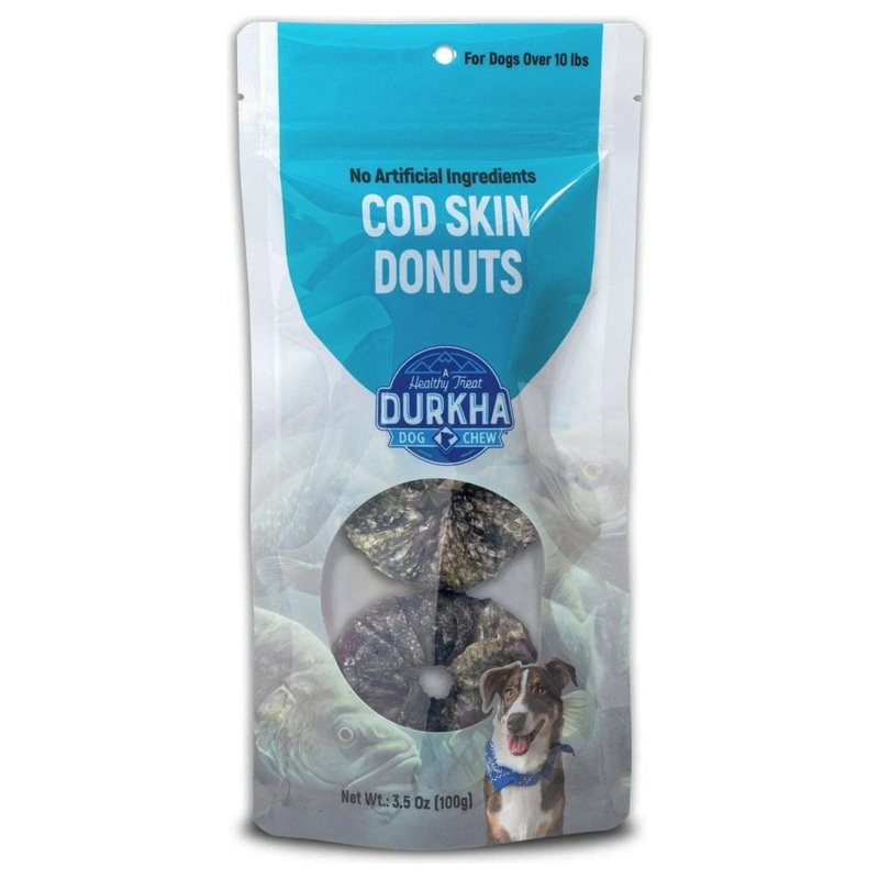 Durkha Cod Skin Donut Dog Treat