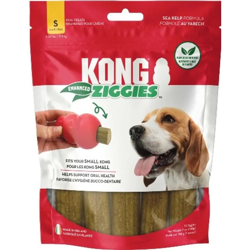 KONG Ziggies Enhanced Plant-Based Dog Treats